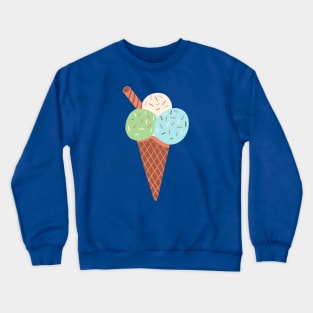 Ice Cream Cone Crewneck Sweatshirt